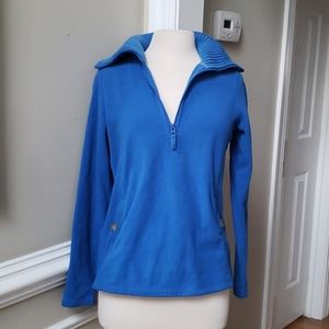 Land's End Blue Quarterzip Sweatshirt Size S